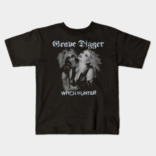 GRAVE DIGGER MERCH VTG Kids T-Shirt